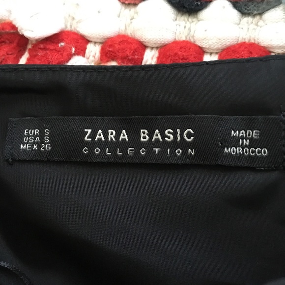 Zara Black Or Red One Shoulder Top - Picture 3 of 7